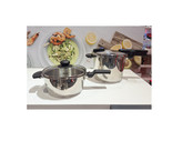 زودپز دوقلو ويتاكويك فیسلر 6 و 3/5 ليتر آبي Vitaquick Pressure Cooker Set