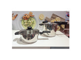 زودپز دوقلو ويتاكويك فیسلر 6 و 3/5 ليتر آبي Vitaquick Pressure Cooker Set