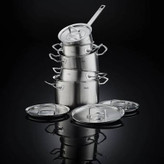 سرویس قابلمه ۵ تکه پروفی هتلی درب استیل فیسلر Fissler Original Profi Collection set 5 pcs