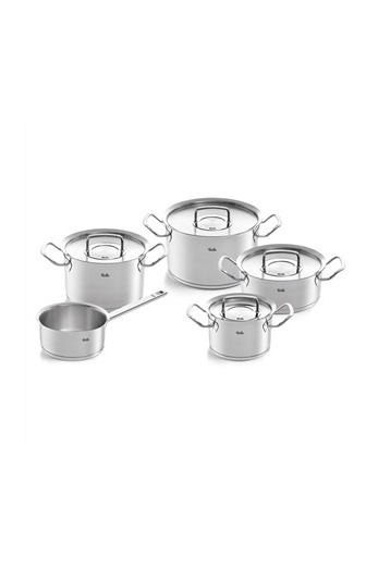 سرویس قابلمه ۵ تکه پروفی هتلی درب استیل فیسلر Fissler Original Profi Collection set 5 pcs